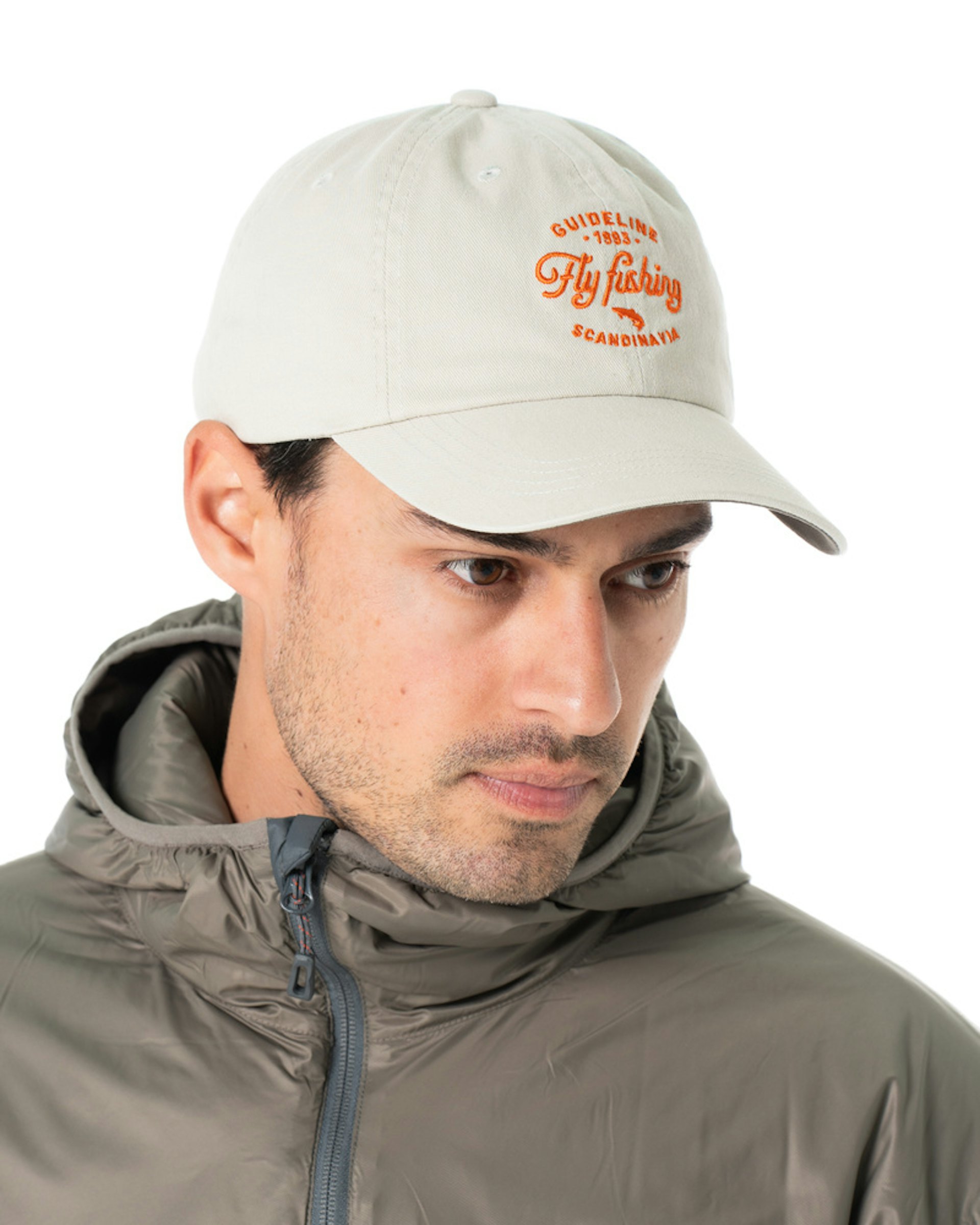 Fly Fishing Dad Cap - Bone