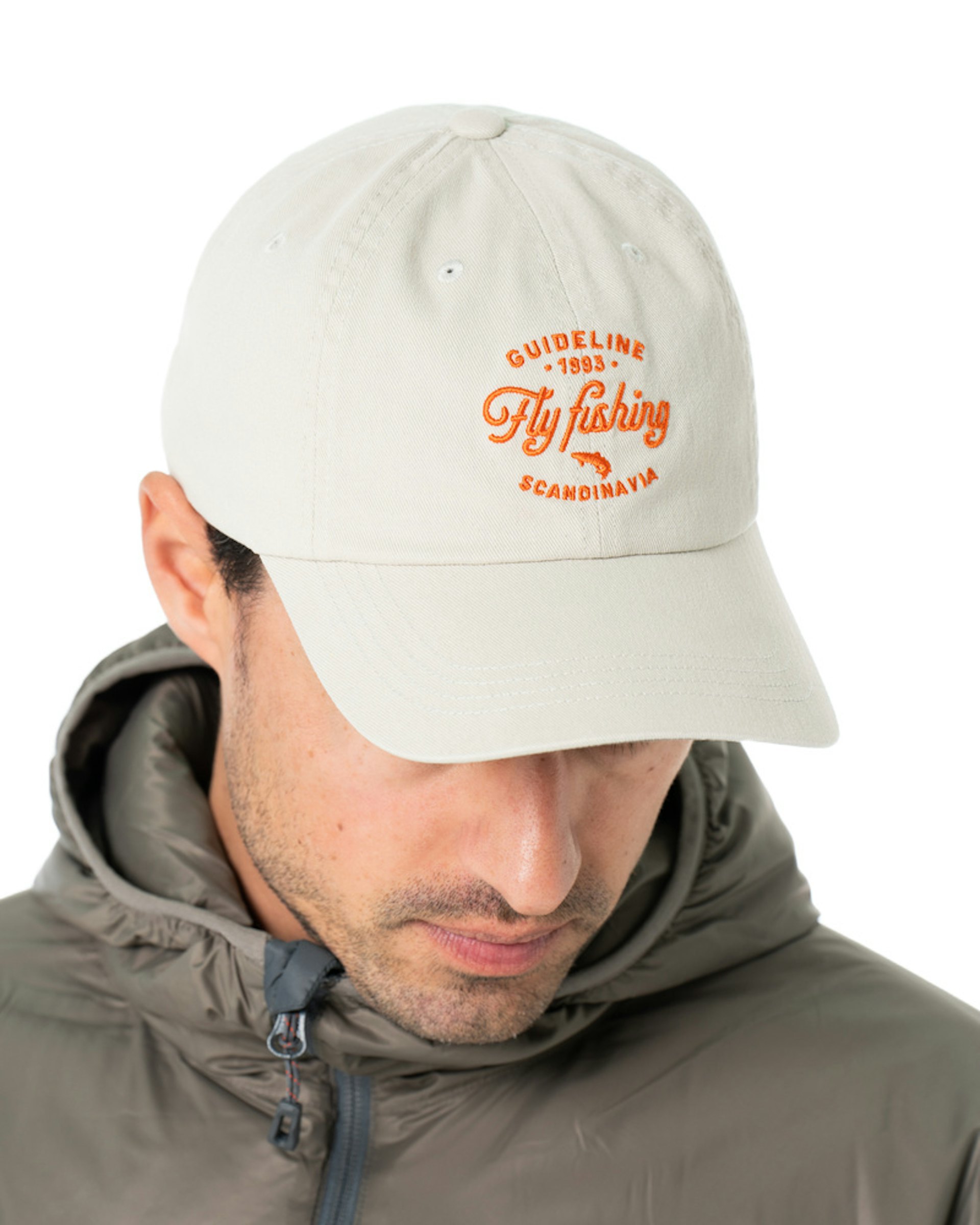 Fly Fishing Dad Cap - Bone