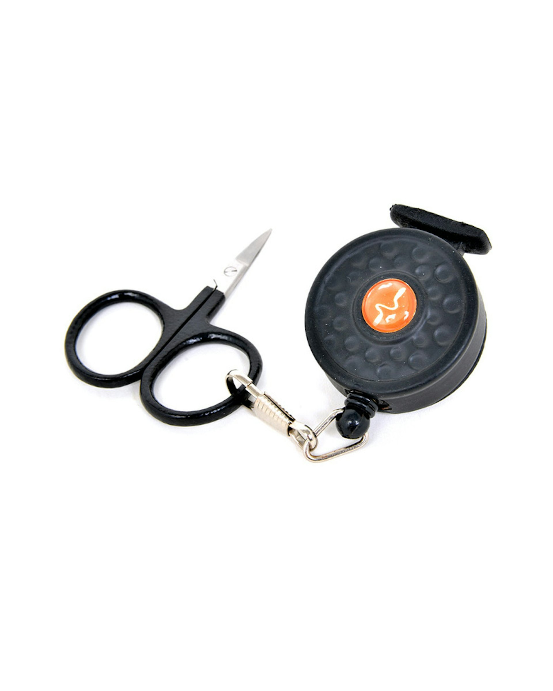 Pin On Reel with Scissors (bilde 1 av 1)