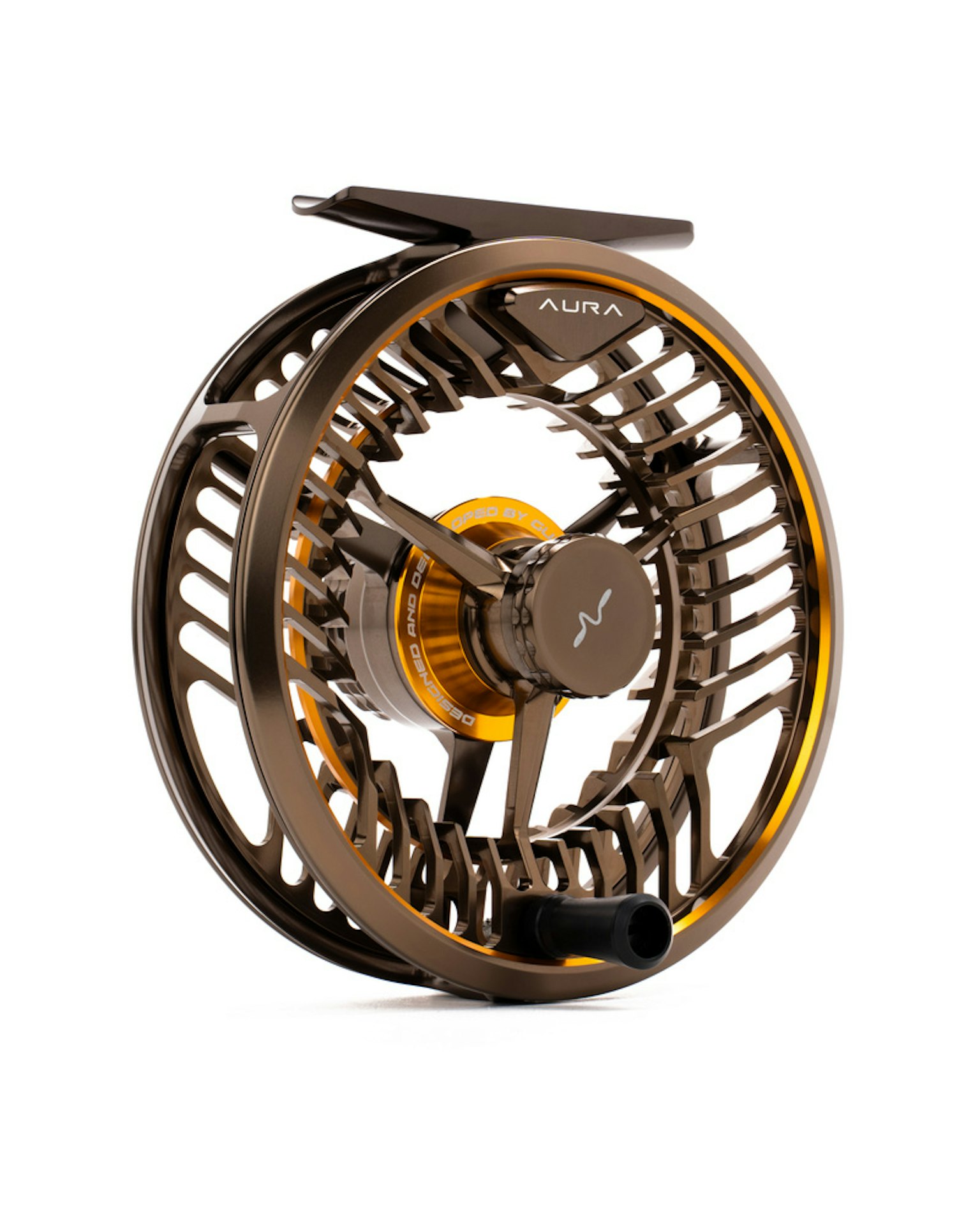 Guideline AURA Fly Reel in Bronze color - light, strong with a fully ...