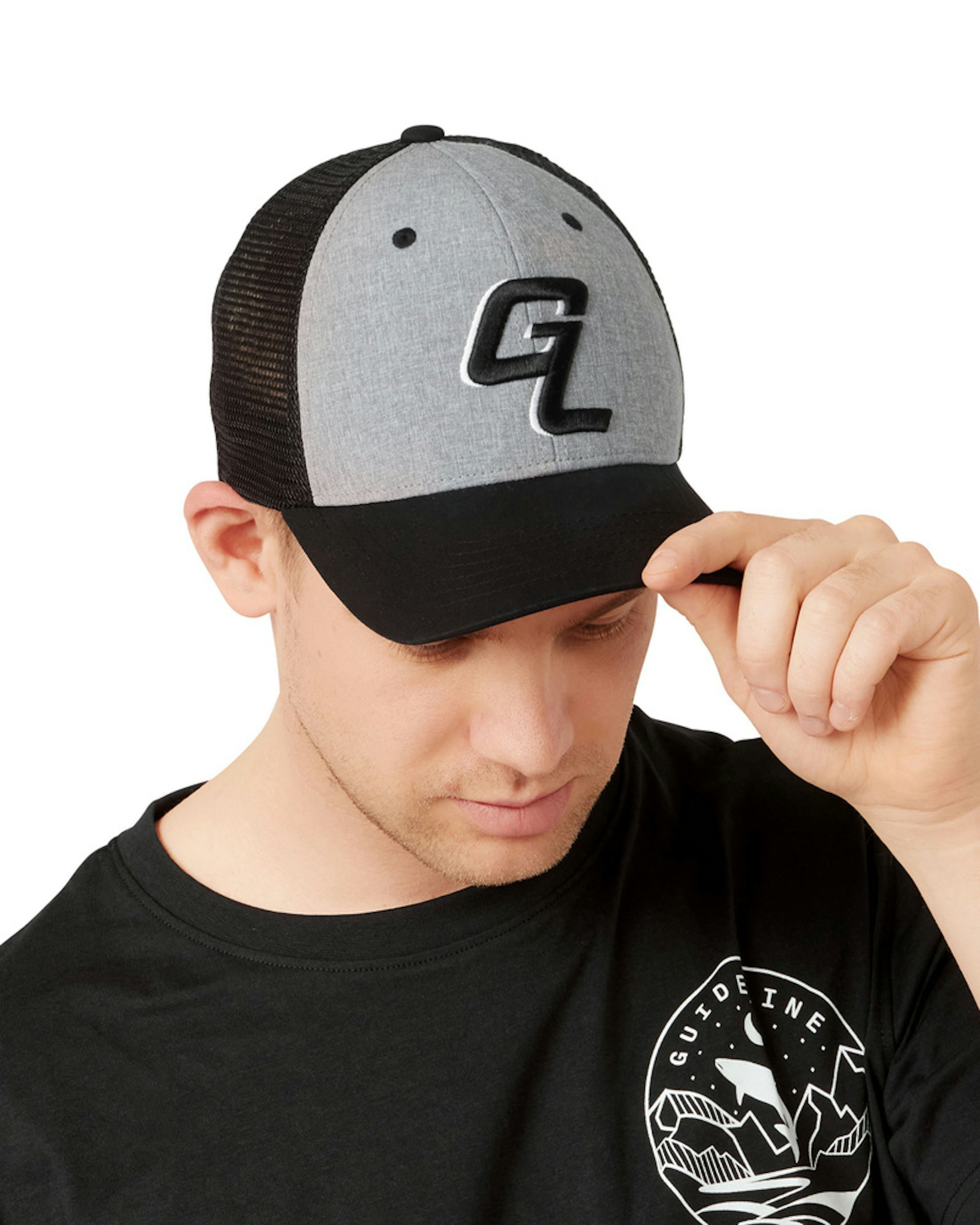 GL Logo Cap - Heather Grey/Black (slide 1 of 1)