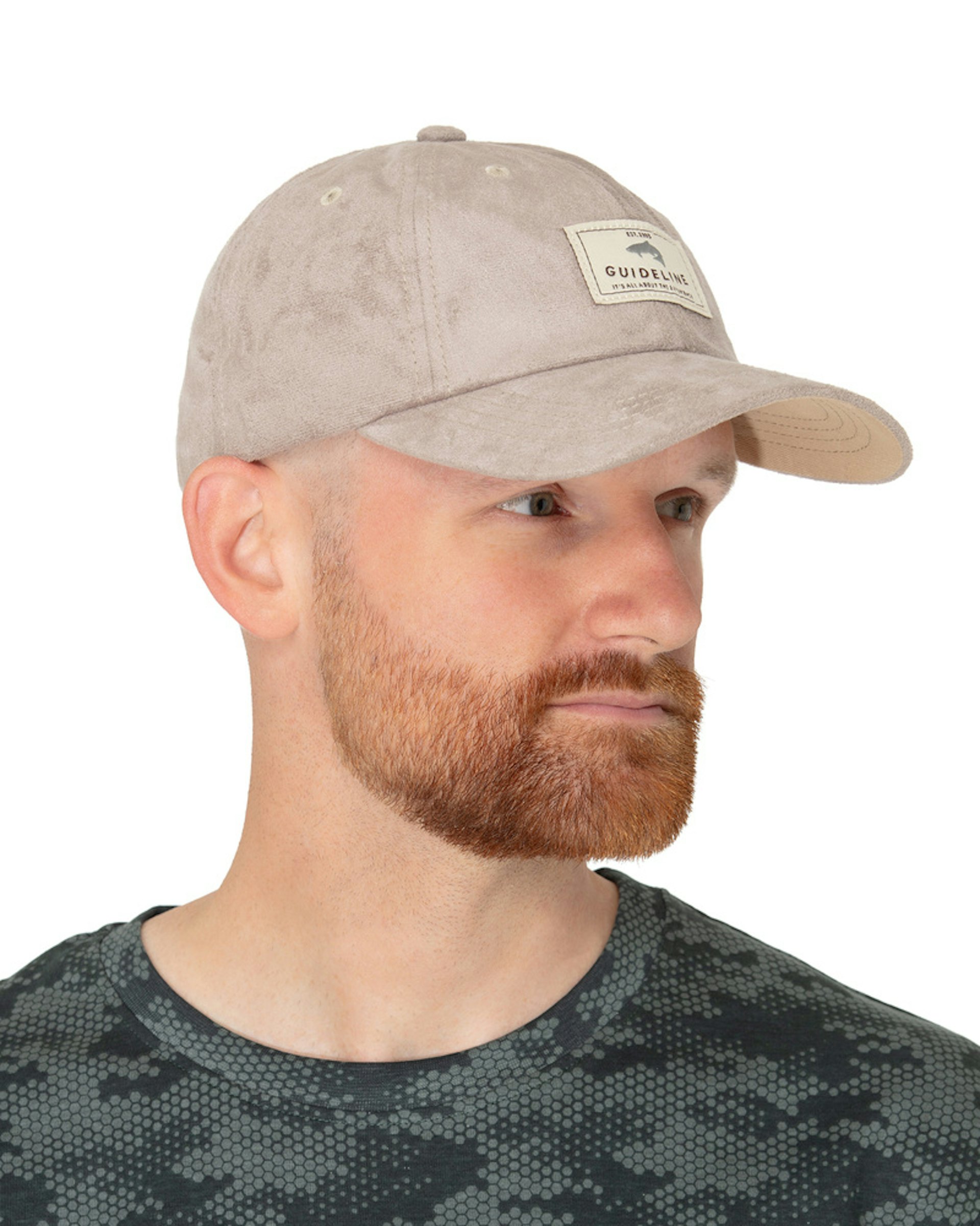 Salmon Suede Cap – Tan (slide 1 of 3)