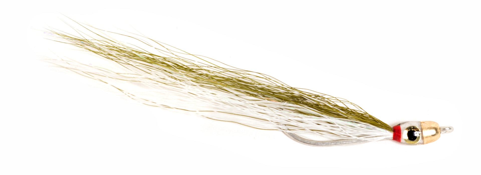 Jiggy Fly Dk. Olive/White #6