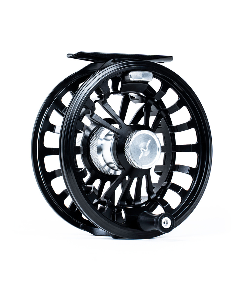 Guideline Halo Black Stealth 4/5 large arbor fly reel, mint with