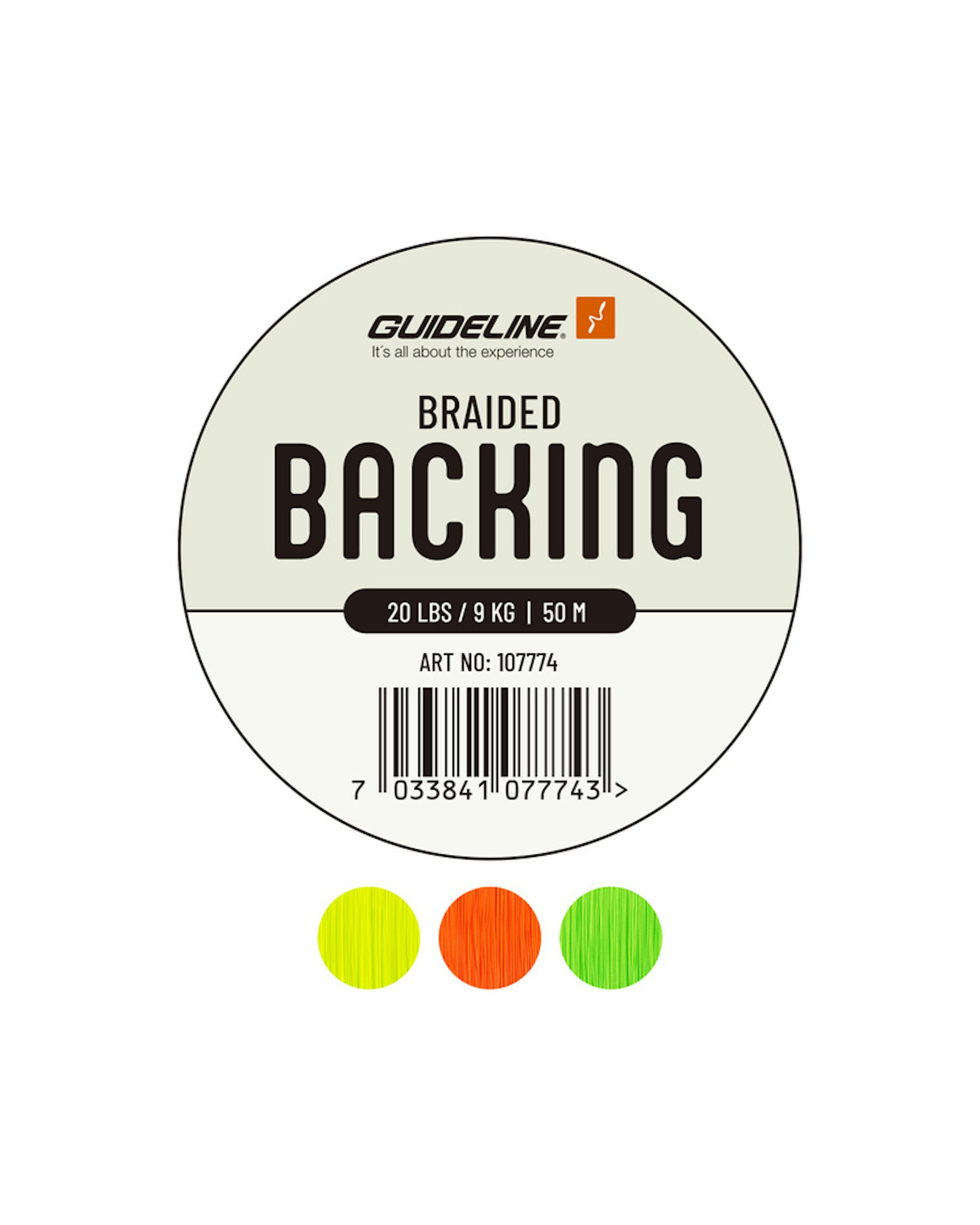 Braided Backing 20 lbs / 50 m Orange (bilde 1 av 1)